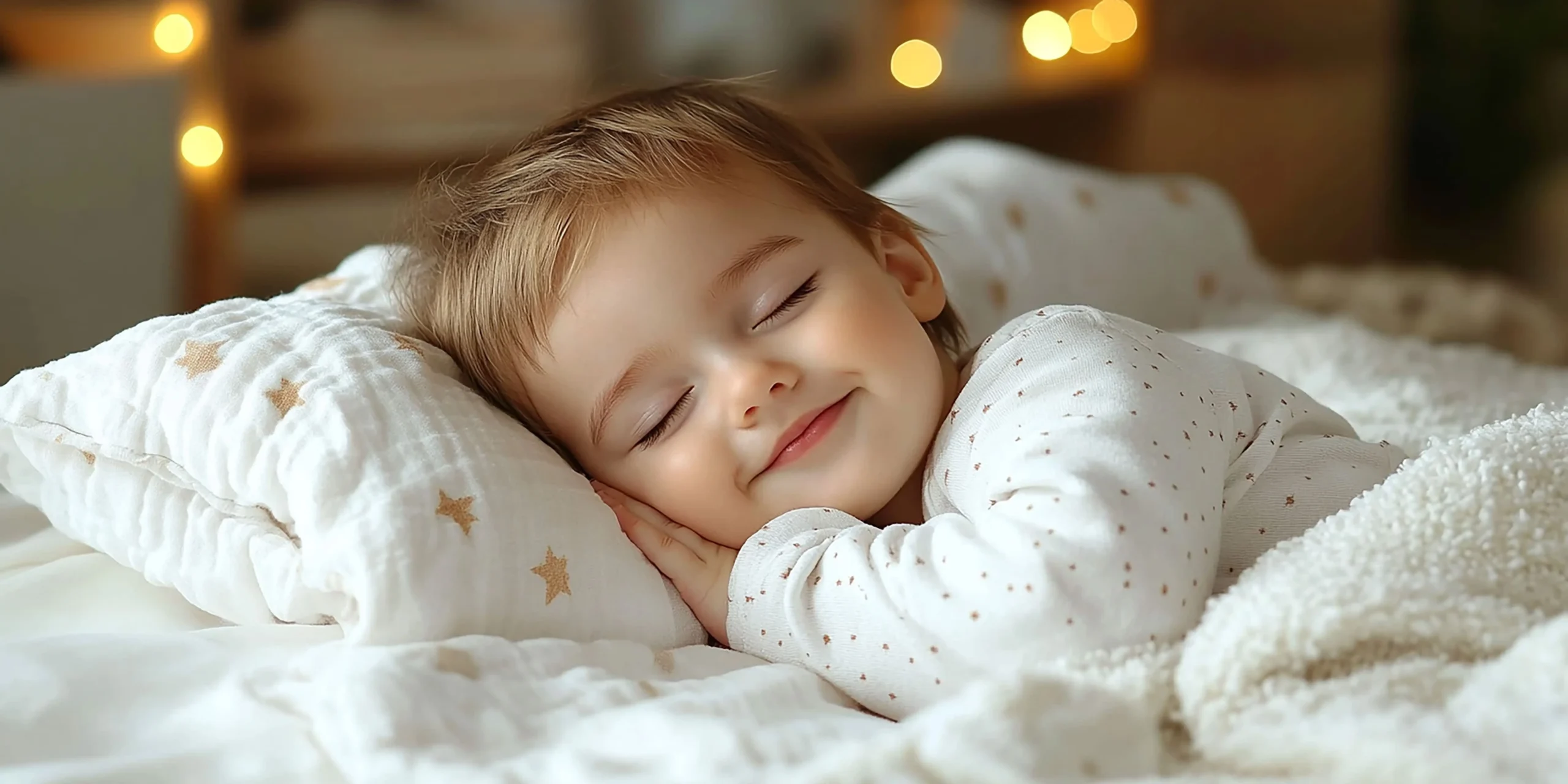 Bebé durmiendo plácidamente en su cuna como parte de una rutina de sueño efectiva